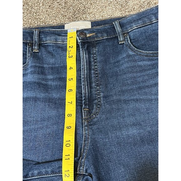 Everlane Women Jeans Size 32 High Rise Skinny Blue Stretch Zipper Pockets - Picture 6 of 12
